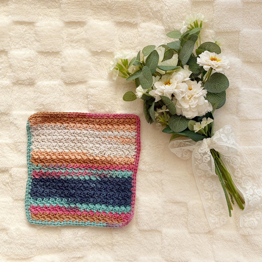 Crocheted Eco-Friendly Cotton Dishcloth